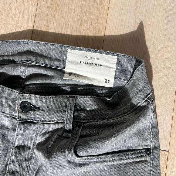 Rag & Bone Slim Grey Denim Jeans (31 Width) - Picture 4 of 7